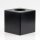 E27 Lampenfassung-Halterung 95x95mm aus Holz schwarz Würfelform