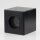 E27 Lampenfassung-Halterung 95x95mm aus Holz schwarz Würfelform