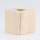 E27 Lampenfassung-Halterung 95x95mm aus Holz Kiefer...