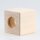 E27 Lampenfassung-Halterung 95x95mm aus Holz Kiefer Würfelform