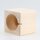 E27 Lampenfassung-Halterung 95x95mm aus Holz Kiefer Würfelform