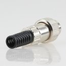 XLR Mikrofon-Stecker 3 polig mit Knickschutz M15...