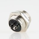 Mikrofon Einbau-Stecker 2 polig für Funkgeräte