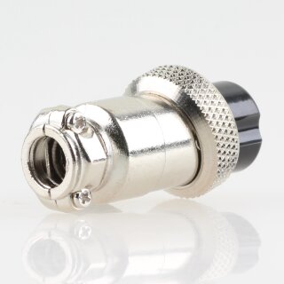Mikrofon Verbinder Funkgeräte Einbaustecker | Kupplung | Stecker 2-8 pol. GX16