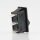 Einbau-Wippschalter schwarz 1-polig EIN/AUS/EIN 30x11mm 250V/10A