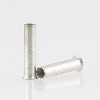 1000 x Aderendhülsen 1,0 mm²  8 mm unisoliert aus Metall