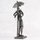 Deko Design Skulptur Figur "Umbrella" 18cm brüniert