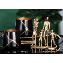 Deko Design Skulptur Figur "Familie" 19cm goldfarben