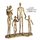 Deko Design Skulptur Figur "Familie" 19cm goldfarben