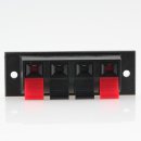 Audio Lautsprecher-Terminal 4 polig mit Klemmanschluss 70x24mm