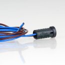 G4 Niedervolt 12V/24V Halogen Steck-Lampenfassung mit 60cm Anschlusskabel