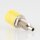Bananen-Stecker Einbaubuchse Kupplung gelb 4mm mit M6 Gewinde