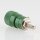 Bananen-Stecker Einbaubuchse Kupplung grün 4mm mit M4 Gewinde