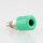 Bananen-Stecker Einbaubuchse Kupplung grün 4mm mit M6 Gewinde