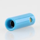 Bananen-Stecker Kupplung Verbinder 24mm blau