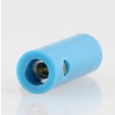 Bananen-Stecker Kupplung Verbinder 24mm blau