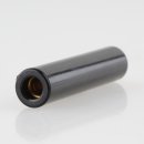 Bananen-Stecker Doppel Kupplung Verbinder 45mm schwarz