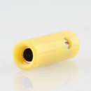 Bananen-Stecker Kupplung Verbinder 25mm gelb