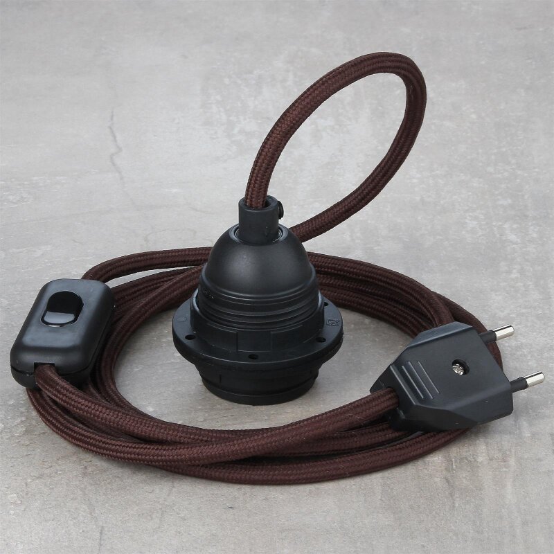 Kugelkette Messing für Lampenfassung mit Zugschalter