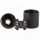 E27 Lampenfassung Thermoplast/Kunststoff schwarz mit Gewindemantel M10x1 IG 250V/4A